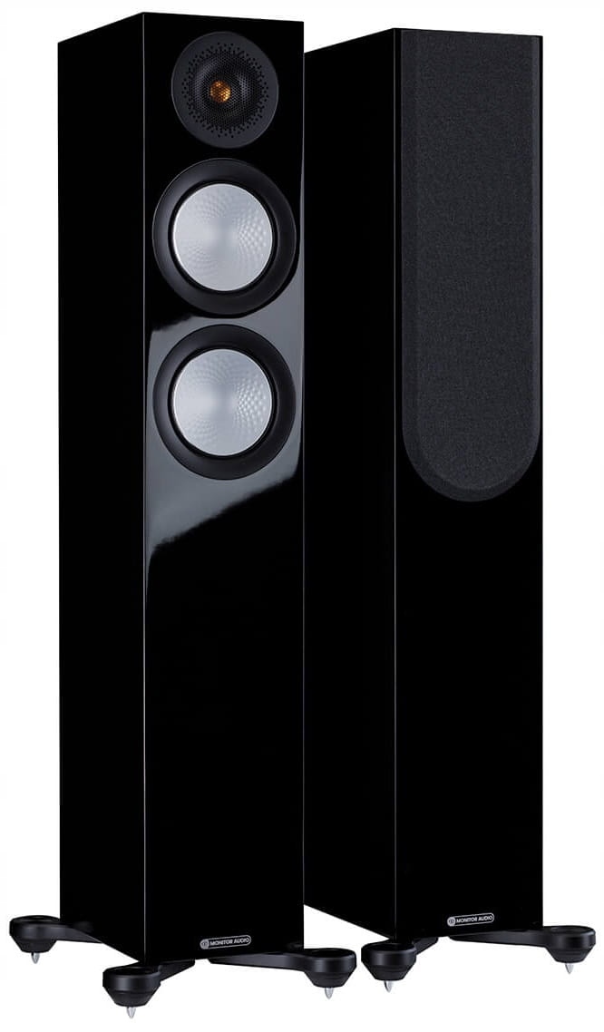 Kolumny podłogowe Monitor Audio Silver 200 7G Black Gloss Czarny Połysk par