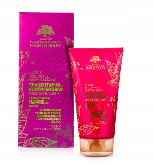 

Biogold Maska Włosy Farbowane Suche Kolagen 150 ML