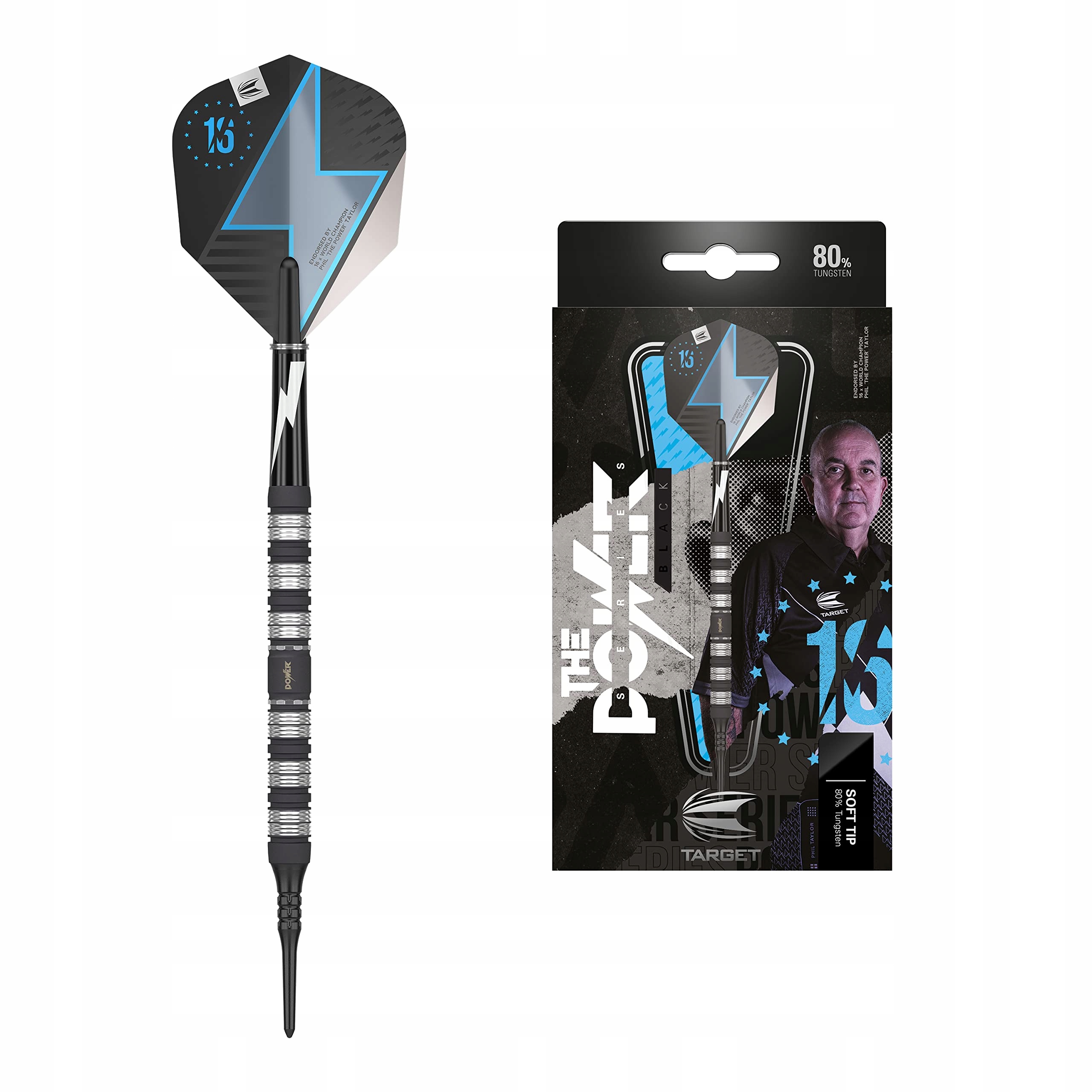 Lotki wolframowe do darta elektronicznego Target Phil Taylor 20 gr.