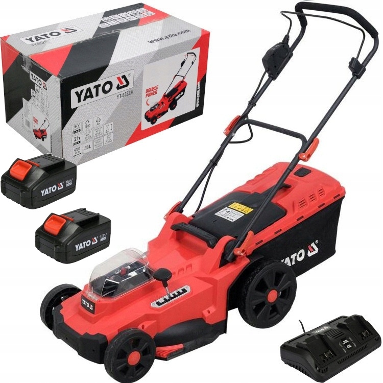 Yato Kosiarka Akumulatorowa Bezszczotkowa 36V 2x4Ah System 18V