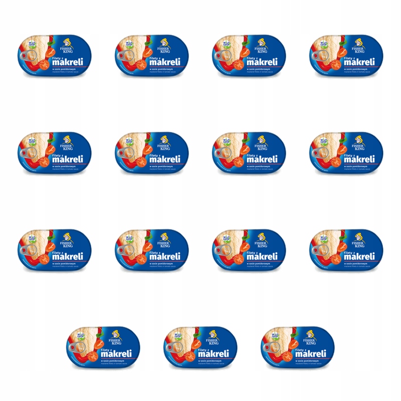 Filety z makrely v rajčatové omáčce 170 g Fisherking X15