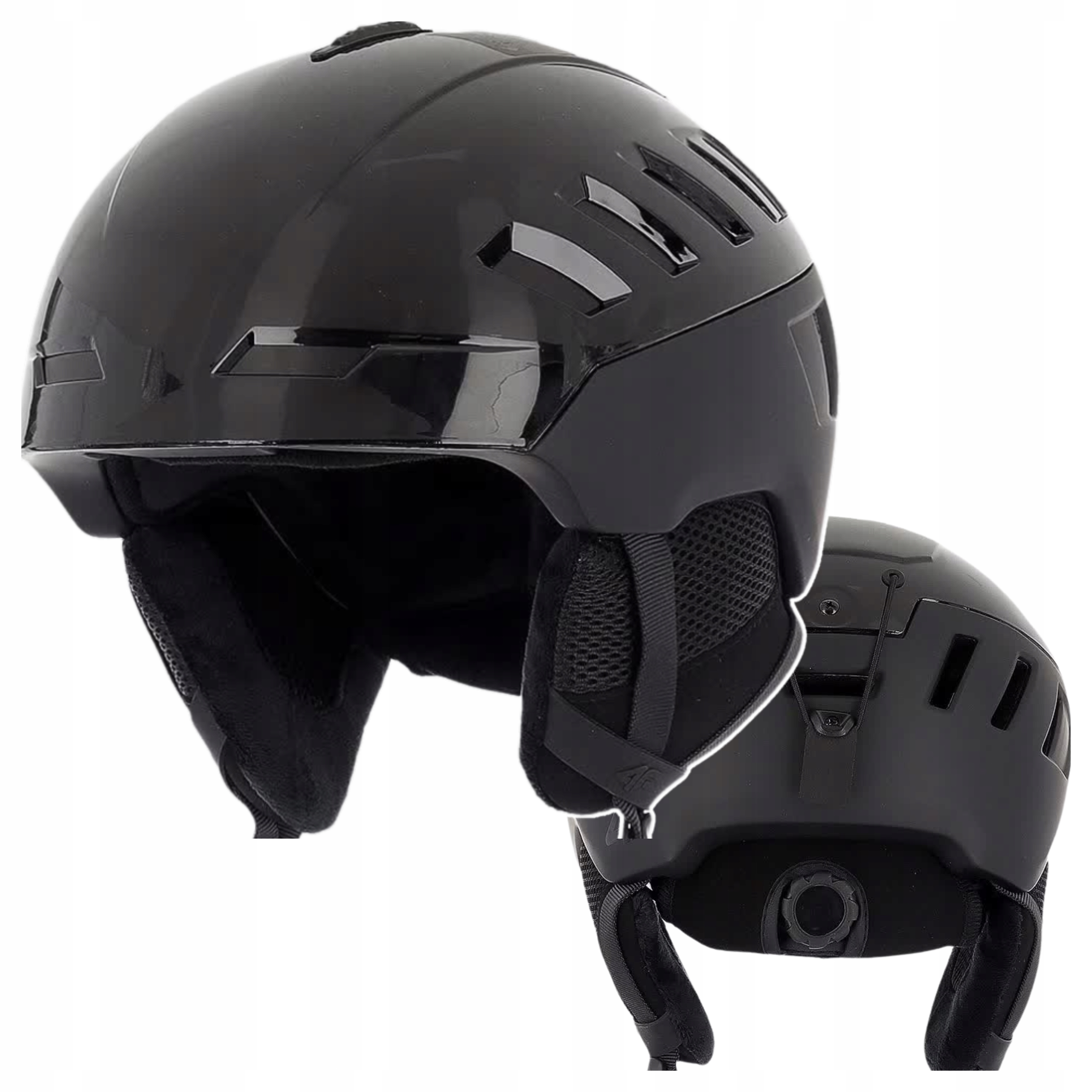 4F Dámská Pánská Lyžařská Přilba s nastavitelnými náušníky