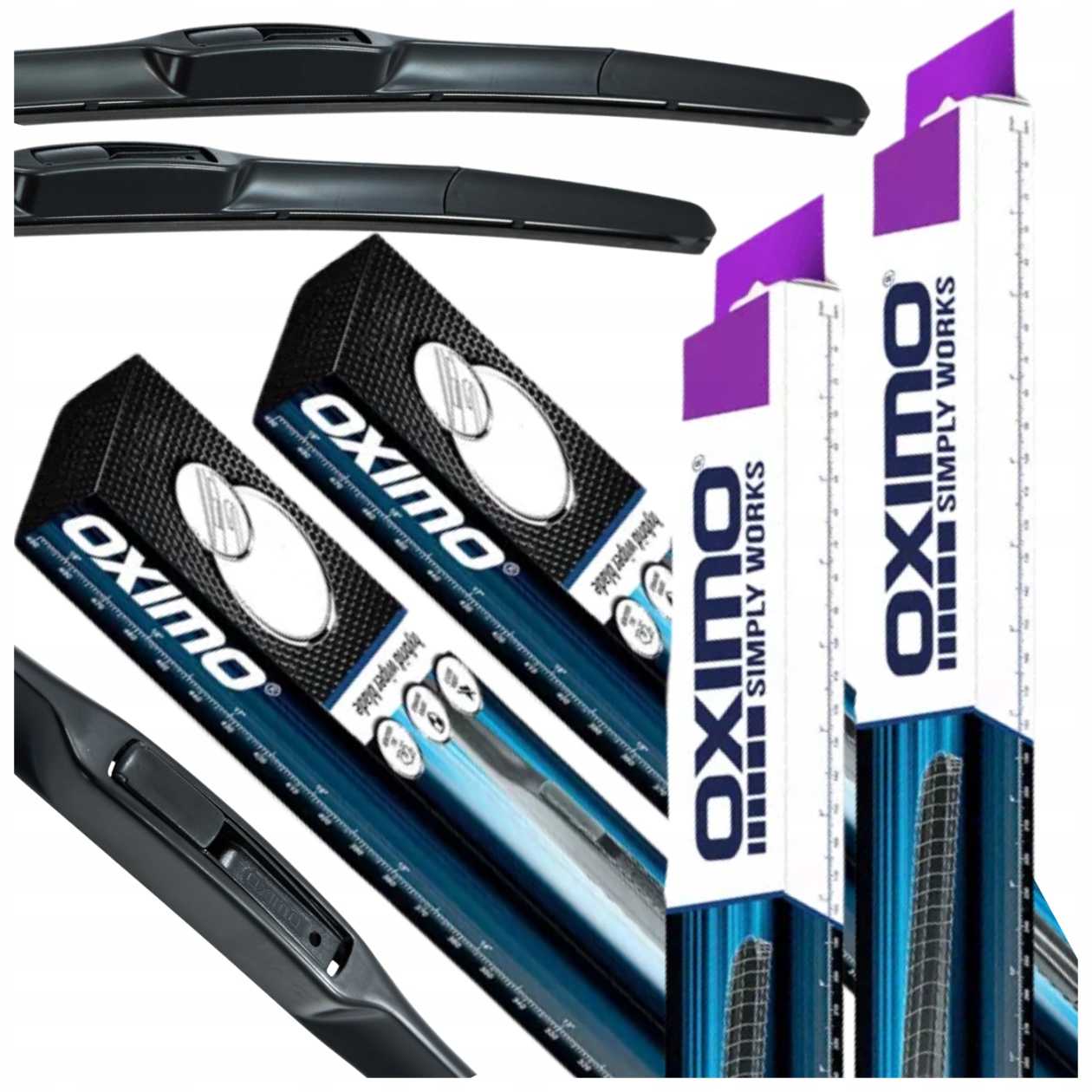 Pióra wycieraczek wycieraczki Kia Stringer Honda CIVIC Oximo 650 450mm