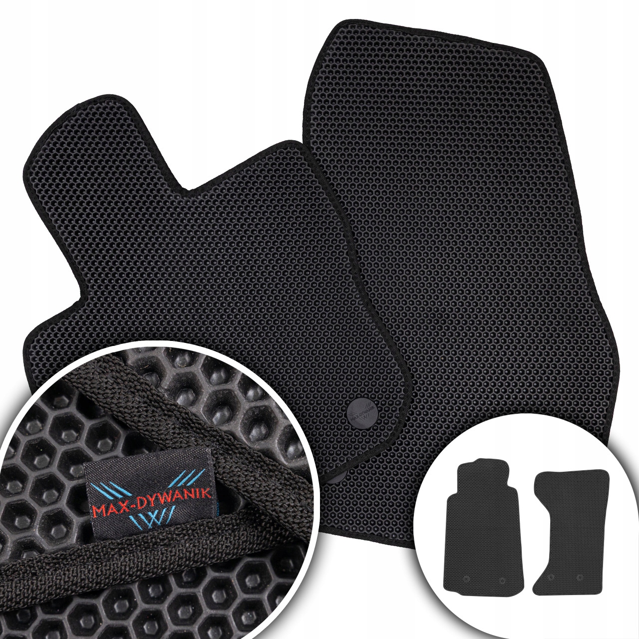 Mazda MX-5 III 2006-2014 Koberce Eva Eternity Čierne Honey