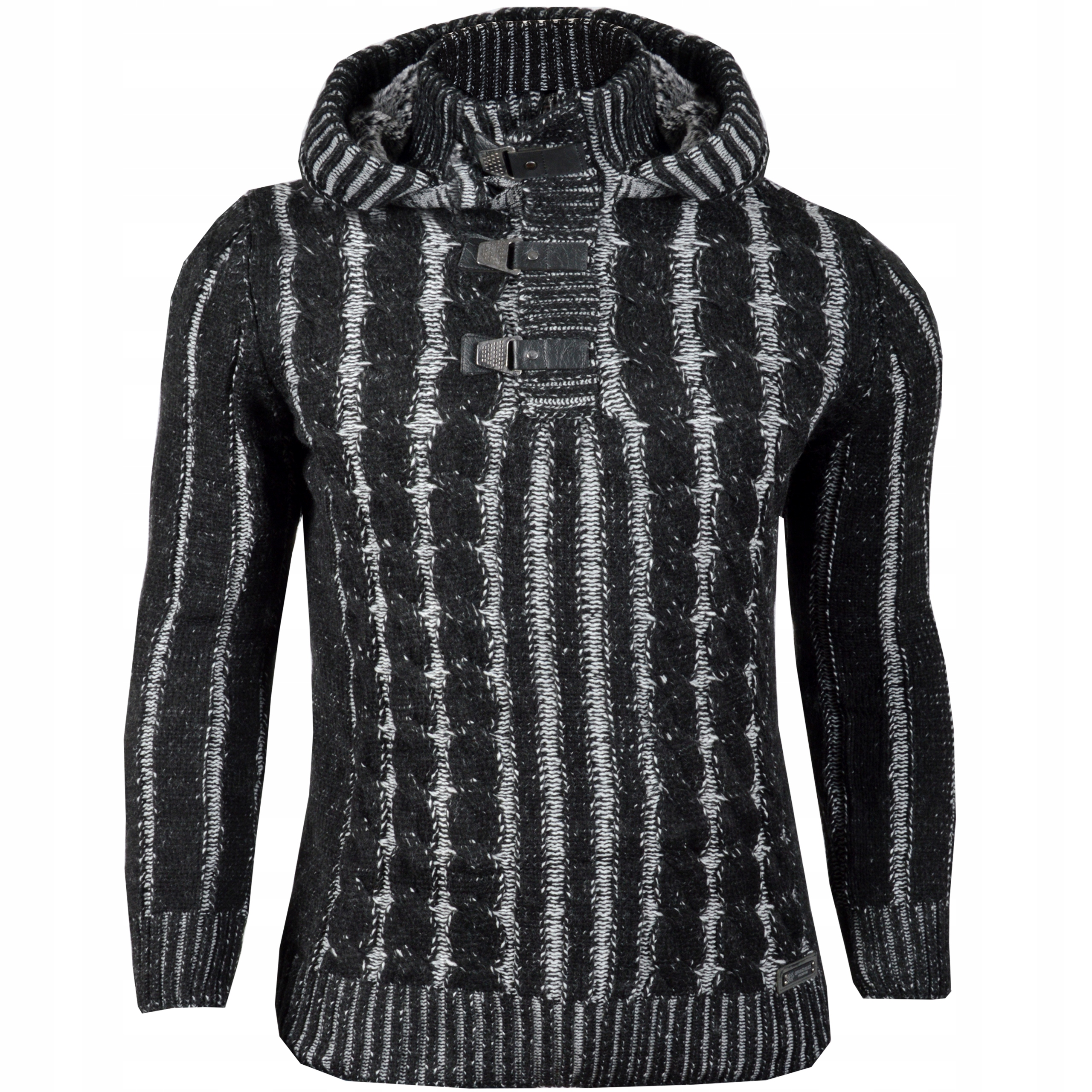 Pánský svetr mikina s kapucí Rolák Stojáček Tlustý Teplý