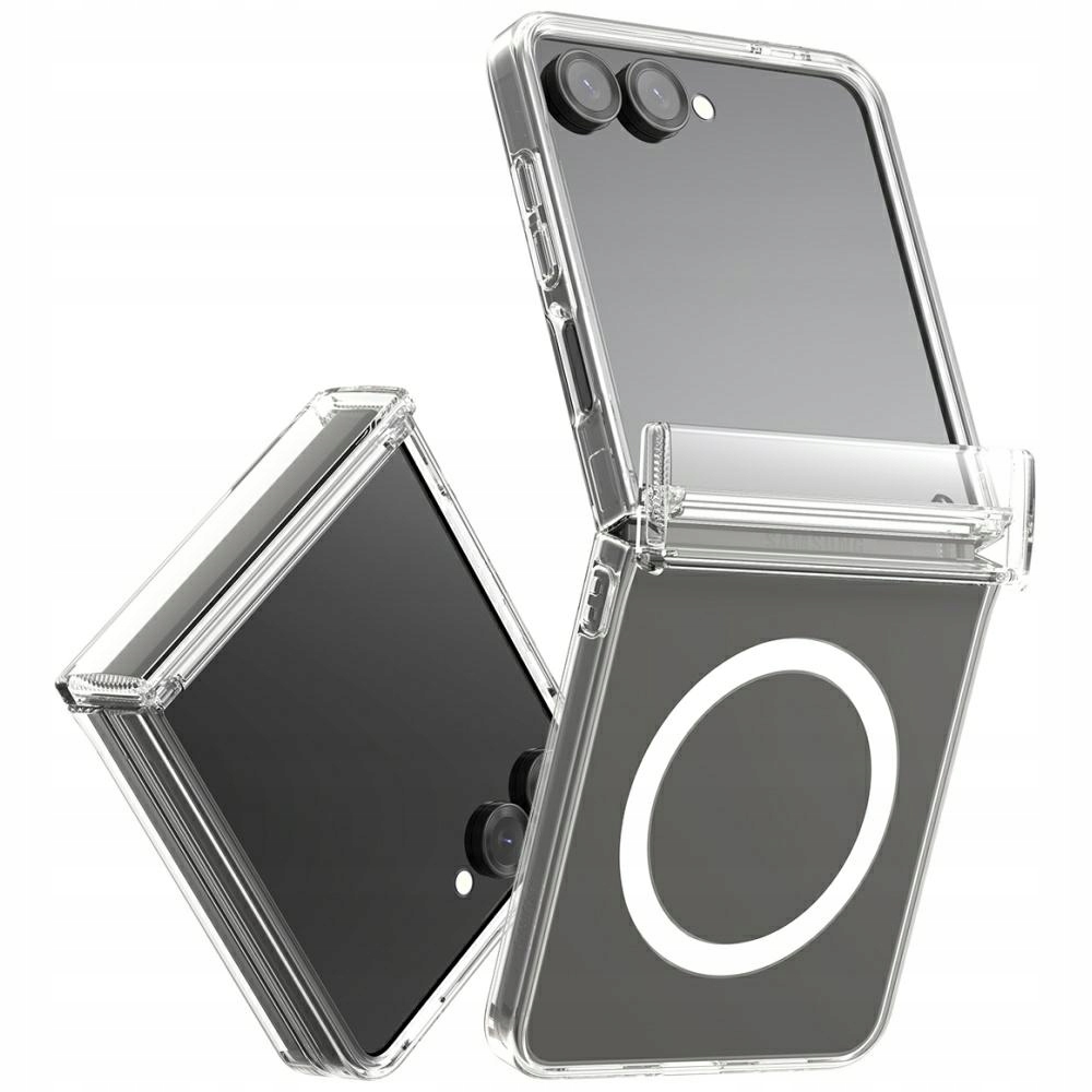 Etui Araree Duple 360 M MagSafe Qi2 do Samsung Galaxy Z Flip7 przezroczysty