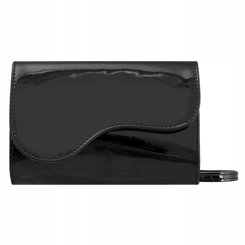 Ryłko R10128TB _EN4 psaníčko dámská kožená černá lakovaná kůže