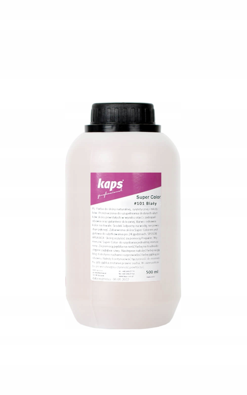 

Farba do Skór ekoSkór 500ml (k: 101-biały)