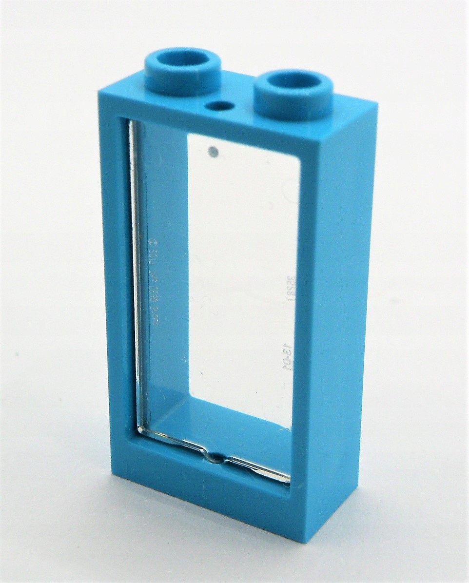 

Lego okno śr lazur 2x3 rama+szyba 60593 60602 WZ07