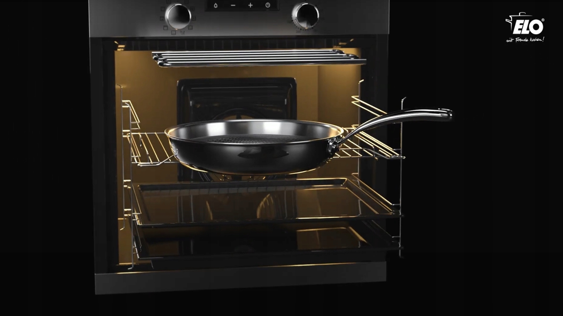 Patelnia 24 cm Patelnia Indukcyjna Gazowa ELO Linia Relief