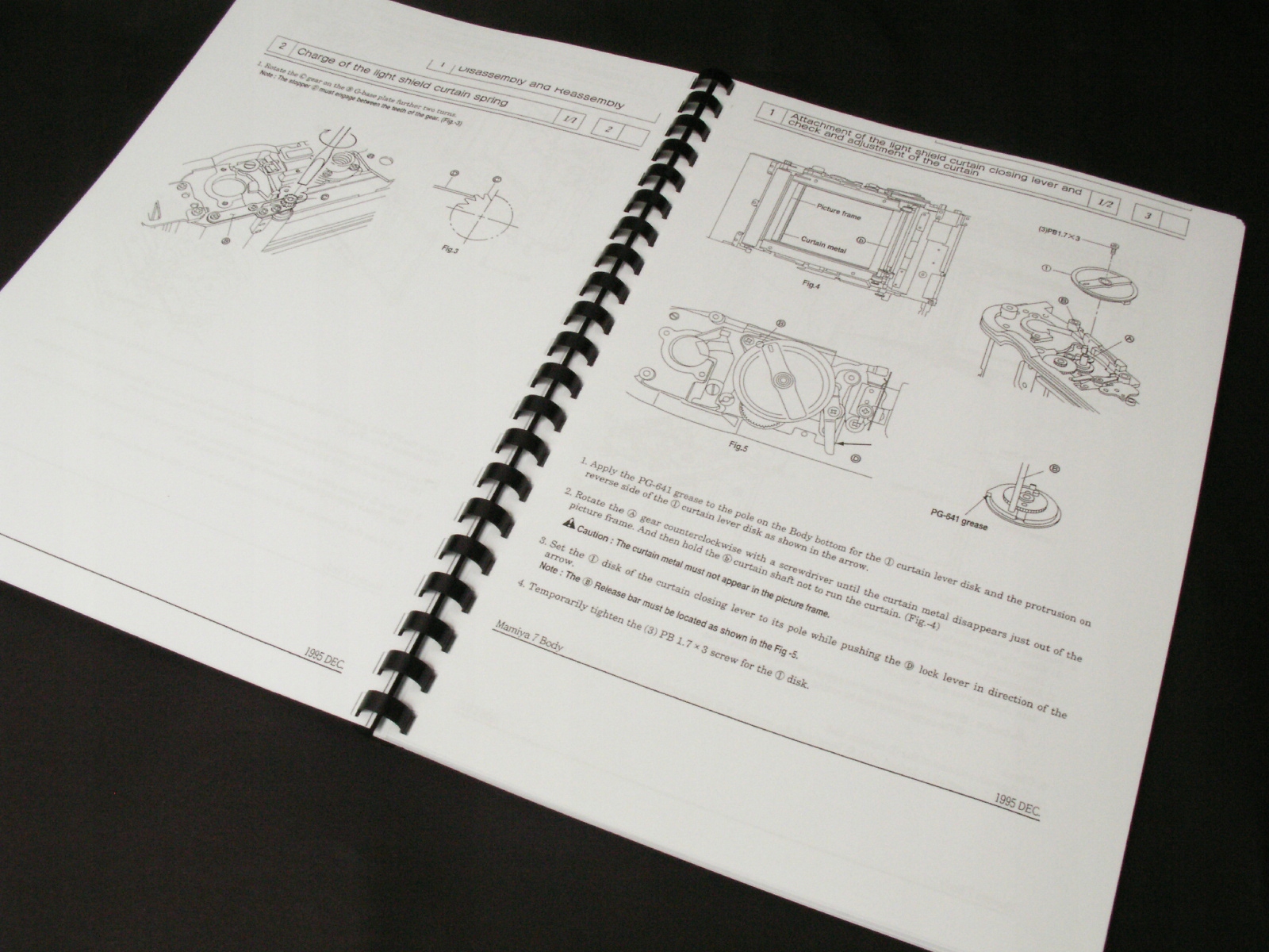 SERWISÓWKA Mamiya 7 Repair Manual UNIKAT! Marka Mamiya
