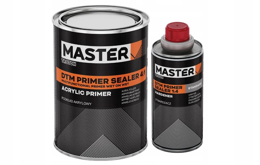 Troton Master Podkład akrylowy "mokro na mokro" Dtm 4:1 1L szary 14214