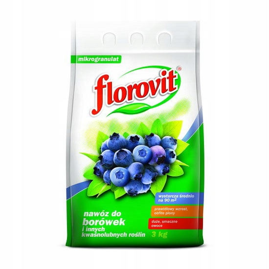 

Nawóz do Borówek i roś. kwaśnolubnych Florovit 3kg