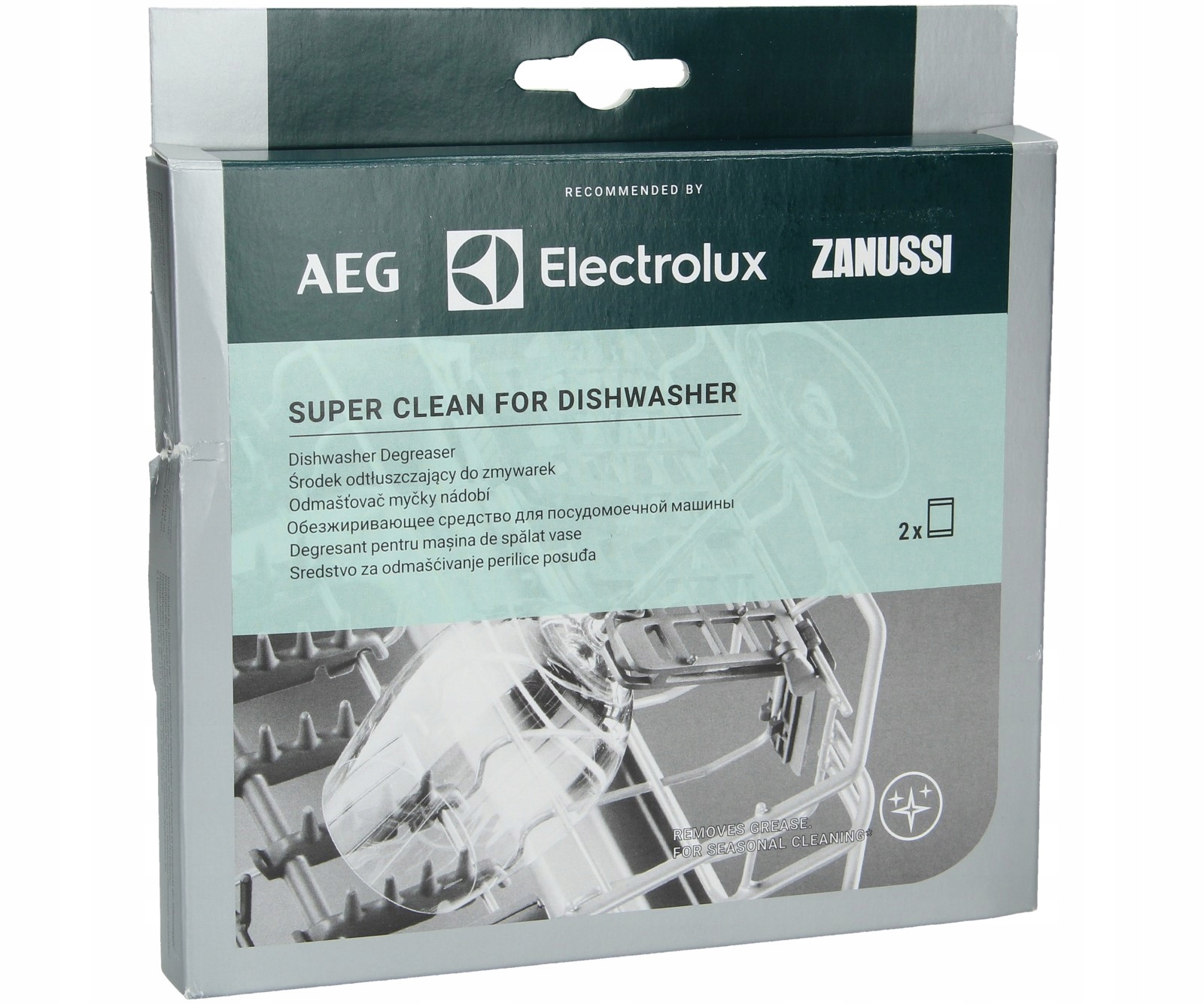

Środek do czyszczenia zmywarek 2x50gr Electrolux