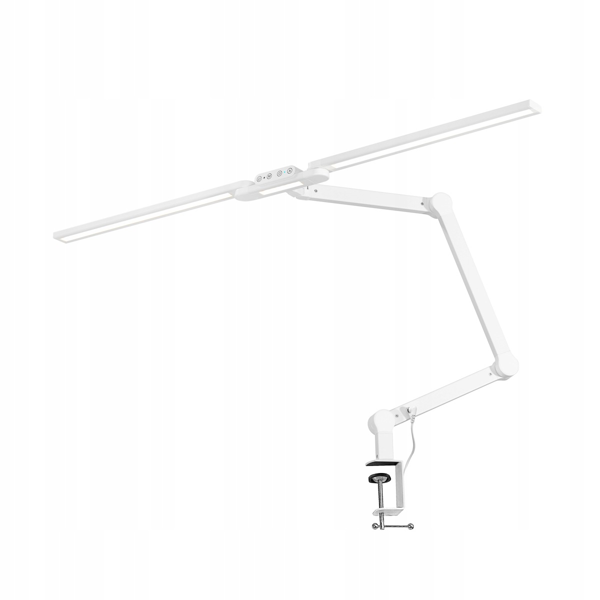 Ošetřovací lampa na manikúru Glow L04 na pracovní desku, bílá