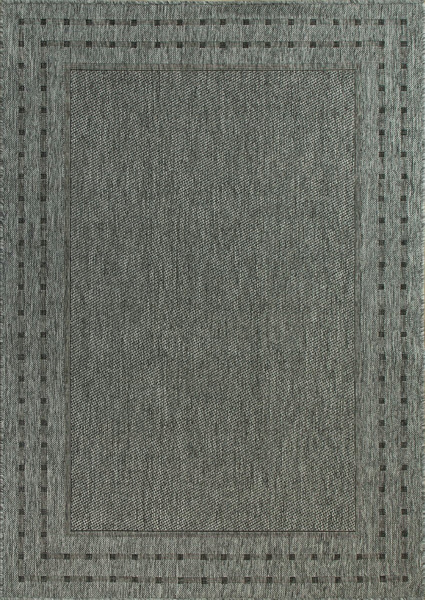 

50x80 cm Szary Podgumowany Dywan Płaskotkany