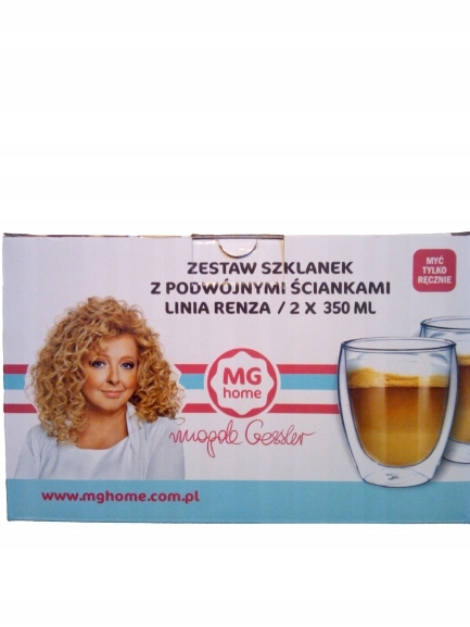 

Szklanki do napojów Mg Home 350 ml 2 szt.