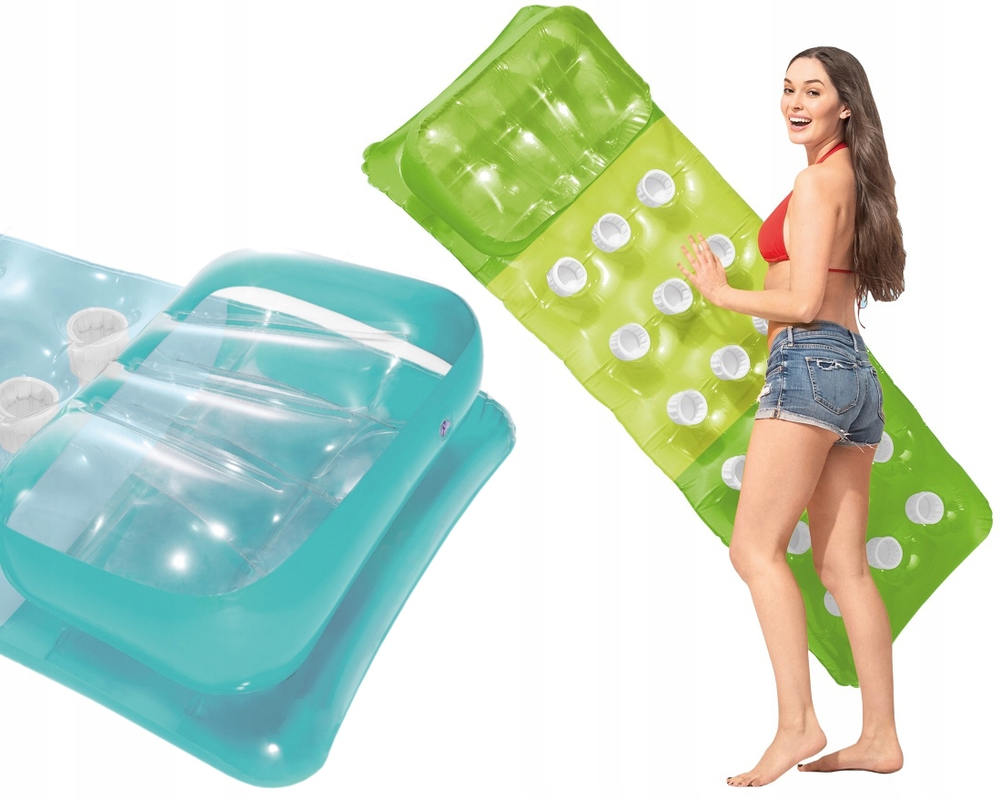 INTEX DUŻY 188cm DMUCHANY MATERAC DO PŁYWANIA 58890 Marka Intex