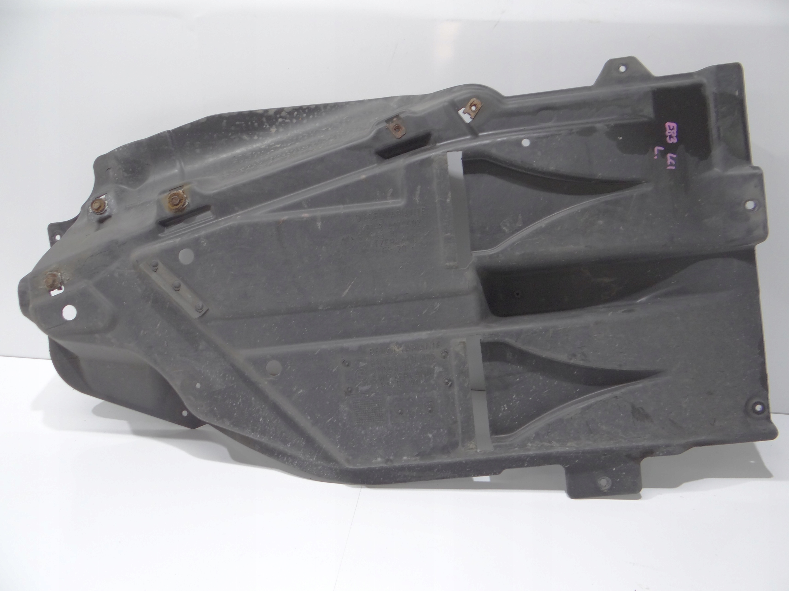 cover chassis left rear part BMW X3 E83 LCI 3417402