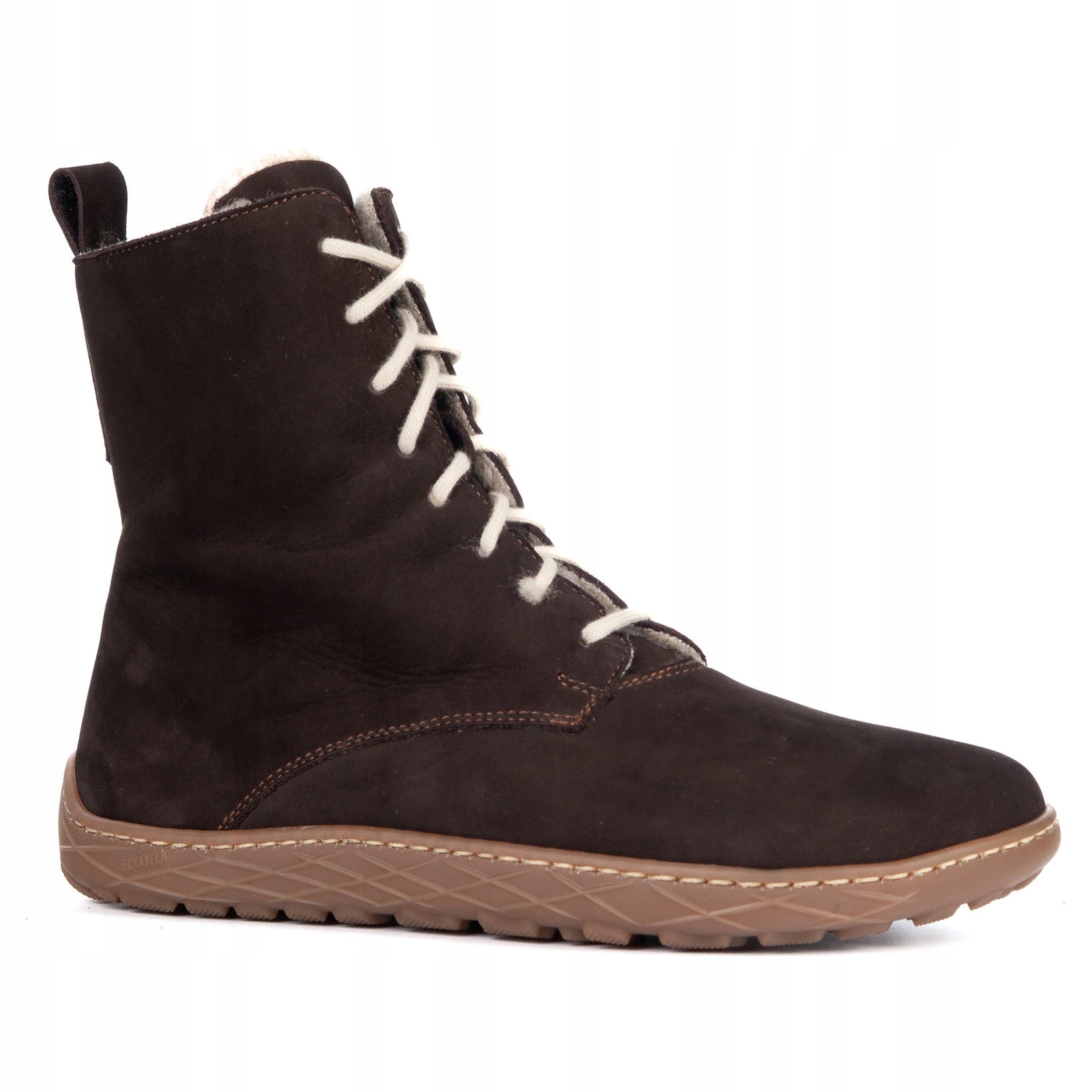 Dámské kotníkové boty Barefoot zateplené kožené semišové 0778W hnědé 38