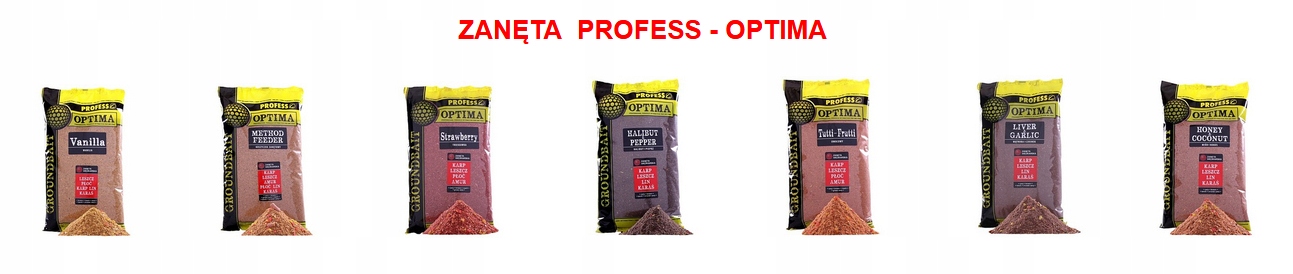 PROFESS - Zanęta - OPTIMA - 1kg - TRUSKAWKA Kod producenta OPTIMA TRUSKAWKA