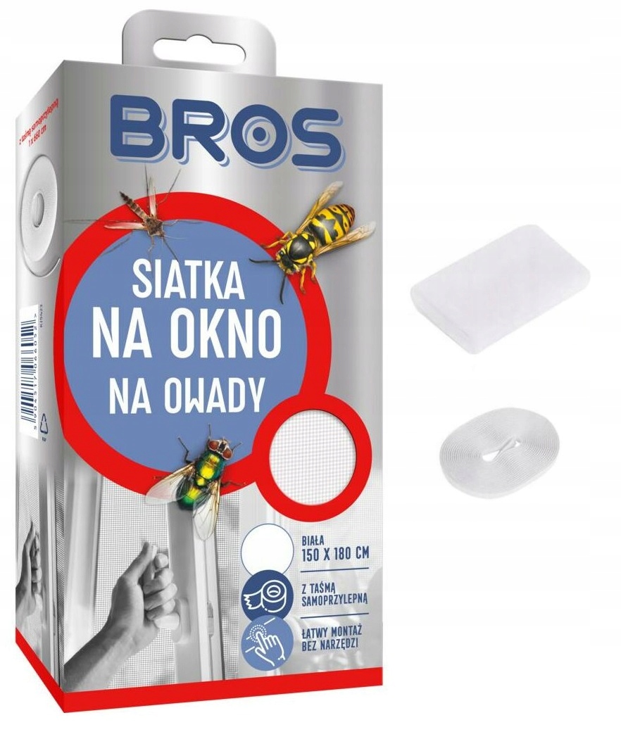 

Bros moskitiera do okna siatka na komary 150x180cm