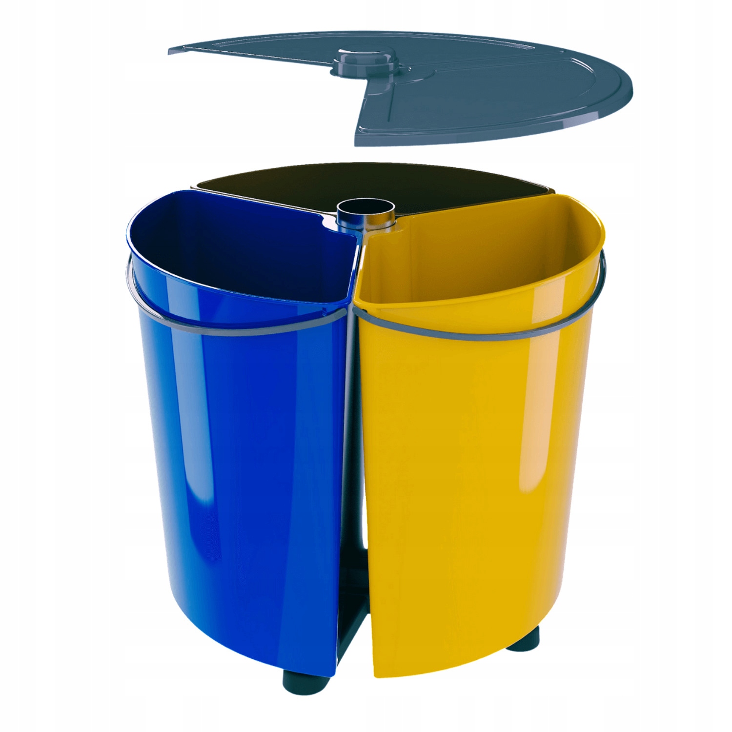

Obrotowy Kosz Do Segregacji Z Pokrywą Ecobin+ 35L