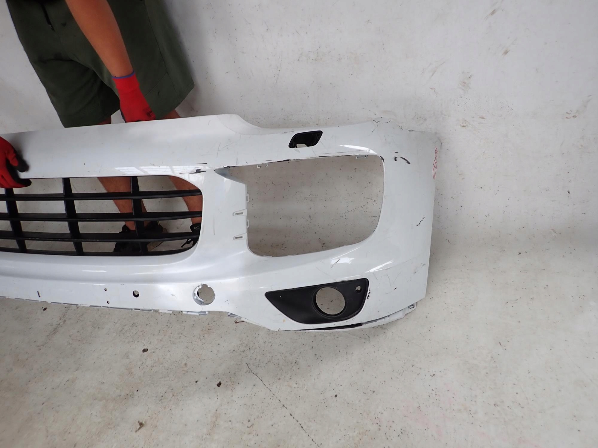 PORSCHE CAYENNE II 2 LIFT 14-17 bumper front front washer PDC