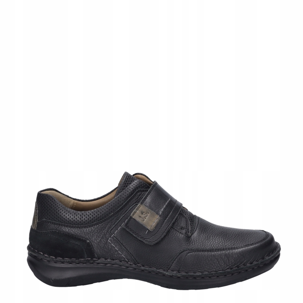 Josef Seibel pánské polobotky velikost 45 suchý zip 44983 černá