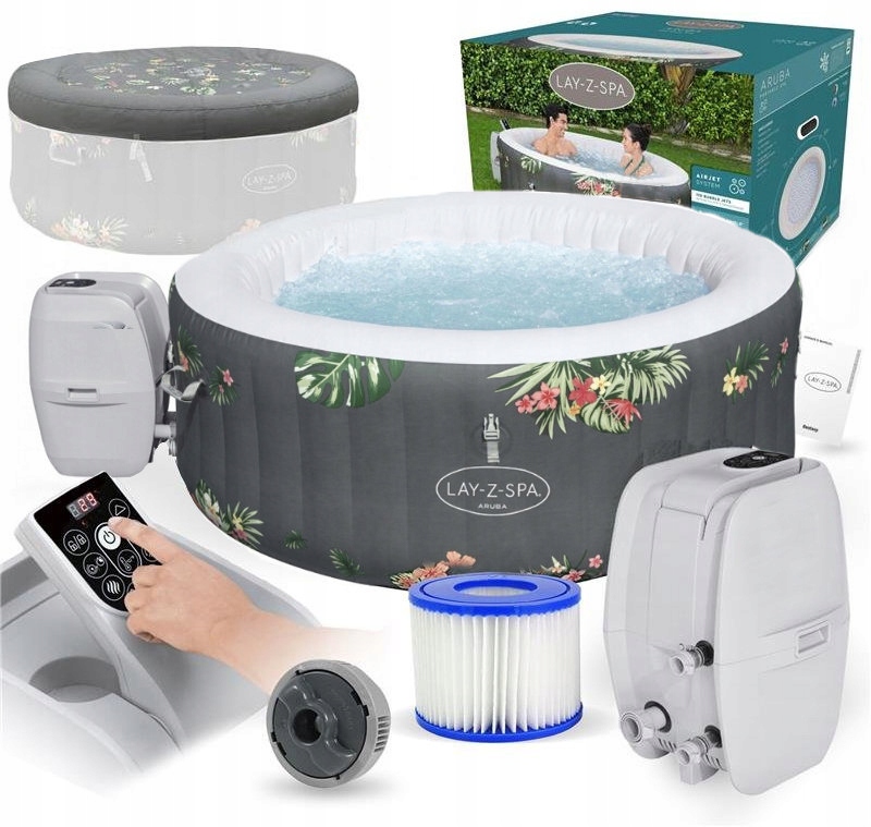 Bestway 60061 Aruba Lay-Z-Spa AirJet Vírivka Tropical