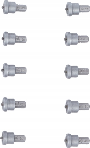 BITY, 10 szt., PH2 Z OGRANICZNIKIEM GŁĘBOKOŚCI BGS Kod producenta B.50408