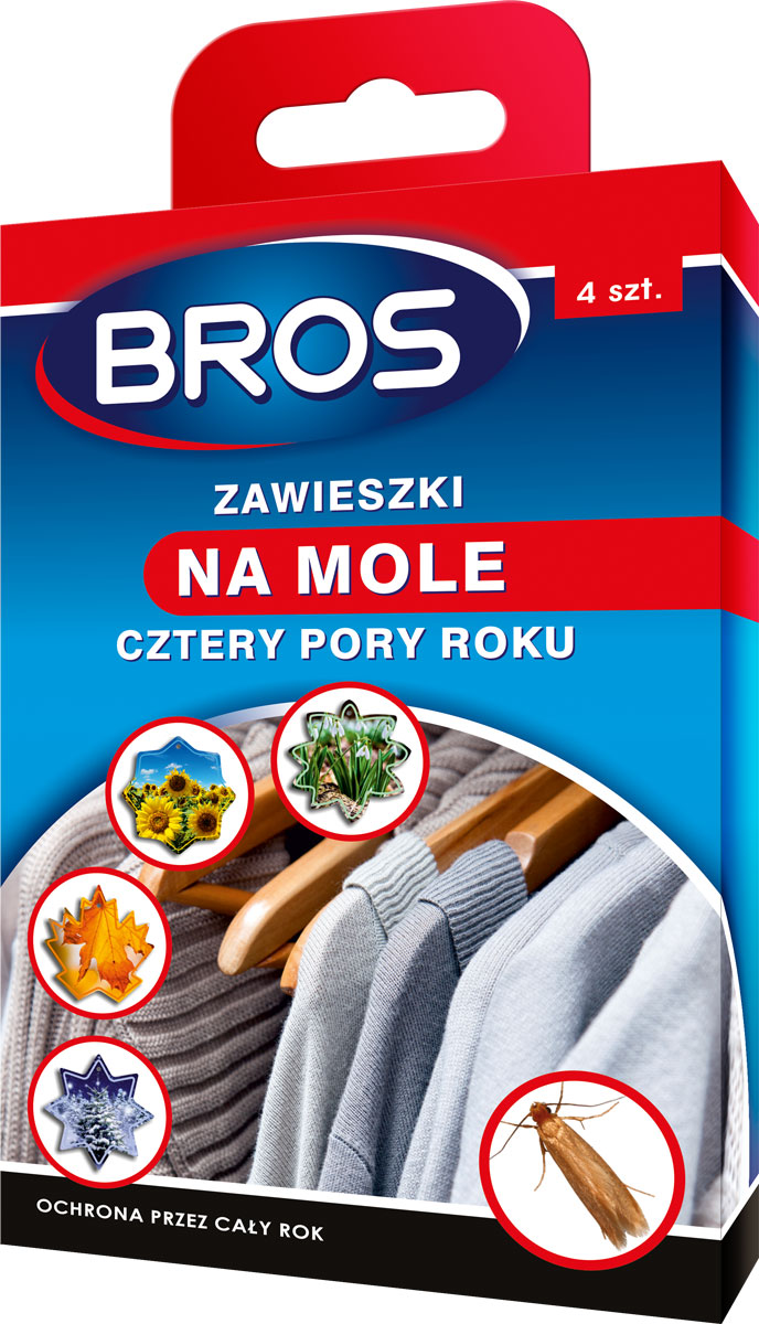 

Bros- 4 pory roku zawieszki na mole 4 szt