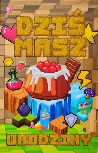 

Minecraft dla Dziecka Kartka urodzinowa lux 2K99