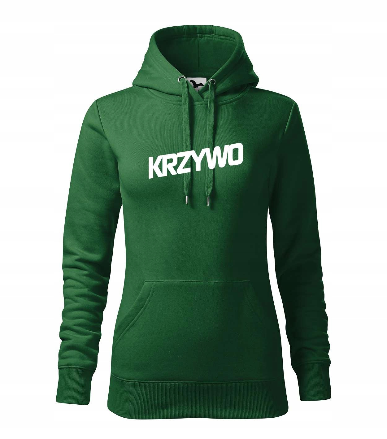 

Bluza z kapturem śmieszny napis krzywo damska