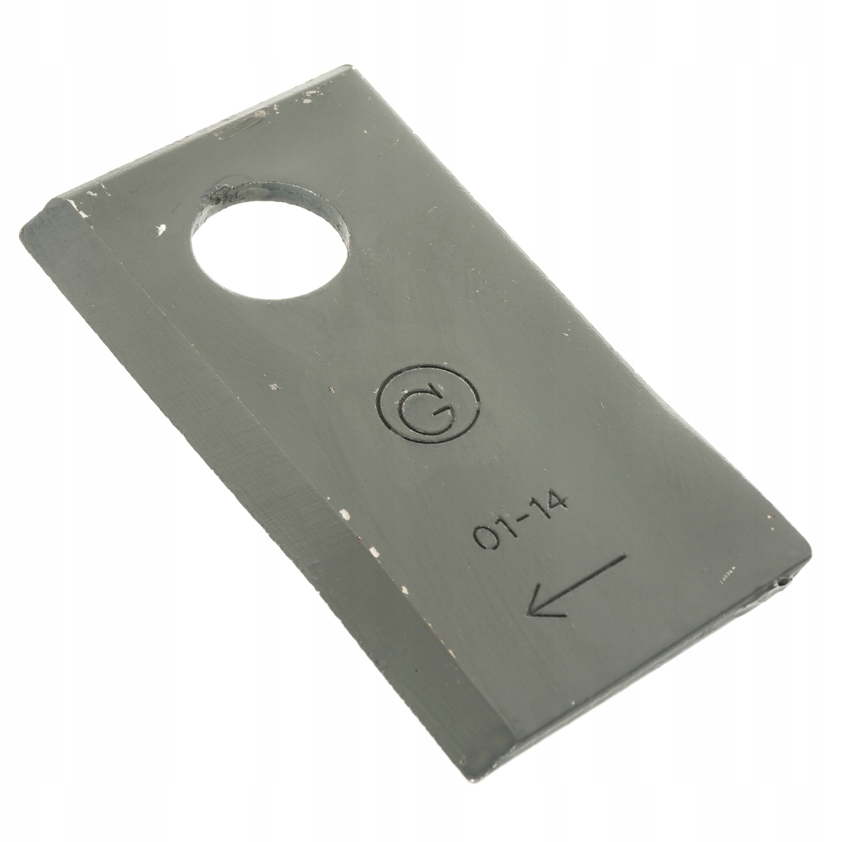 

Nożyk kosiarki dyskowej prawy 98x48x4 fi 19 Fella