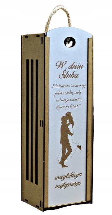 

Skrzynka dla Państwa Młodych Ślub Grawer