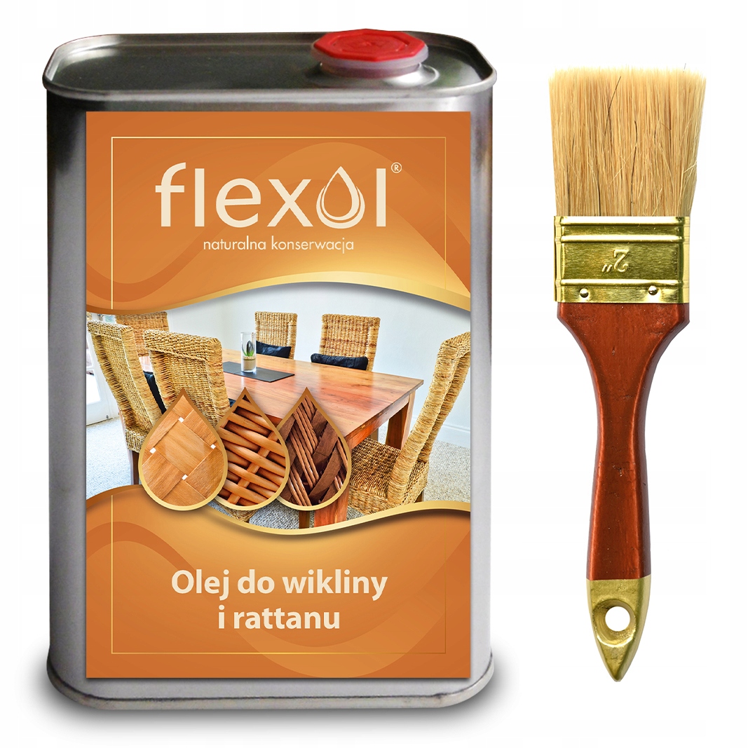 

Olej do wikliny i rattanu Flexol Pędzel 1 L