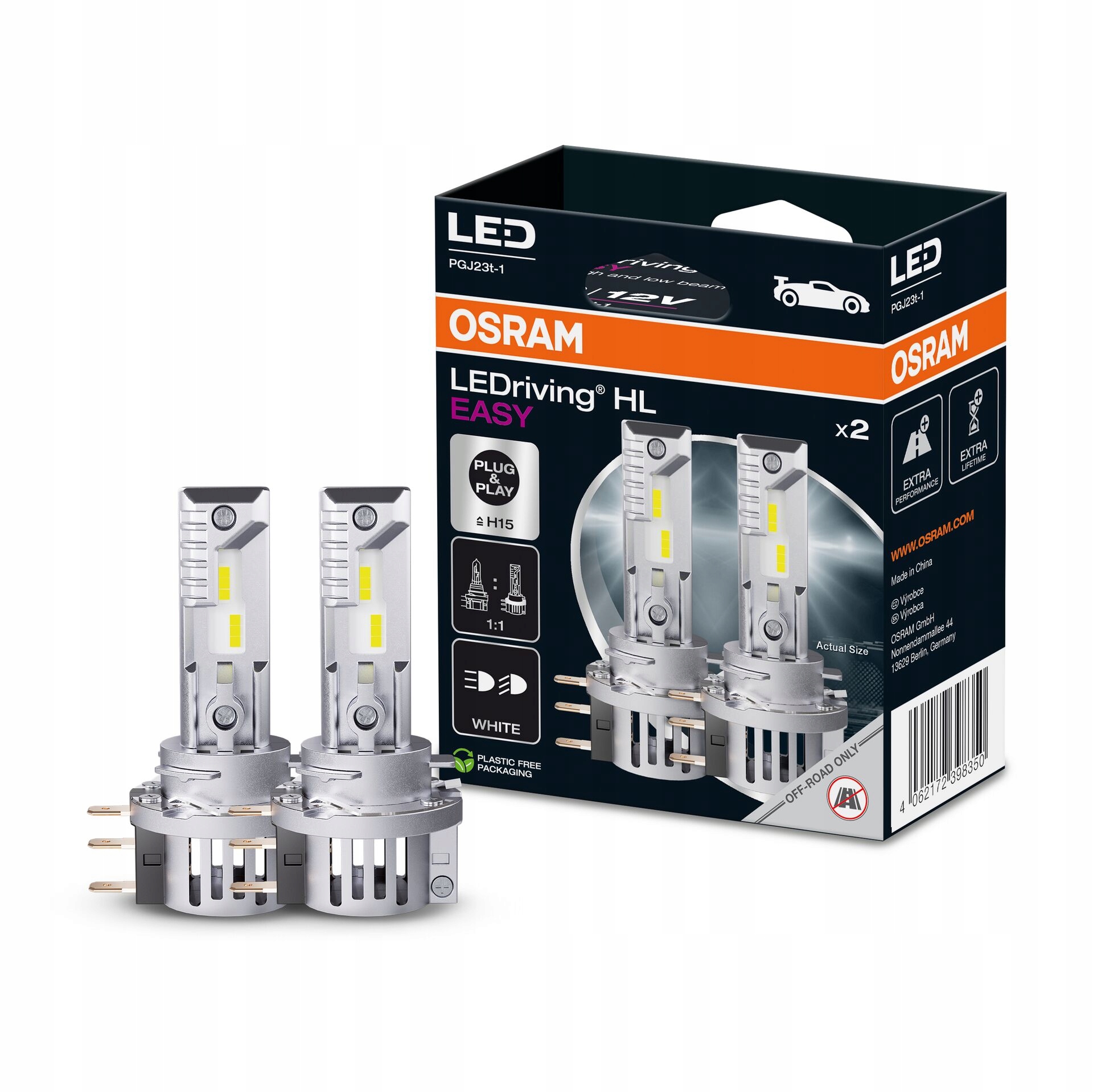 Osram Led žiarovky LEDriving Hl Easy H15