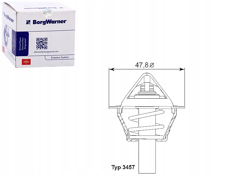 TERMOSTAT MERCEDES M271 90C W203 211 WAHLER