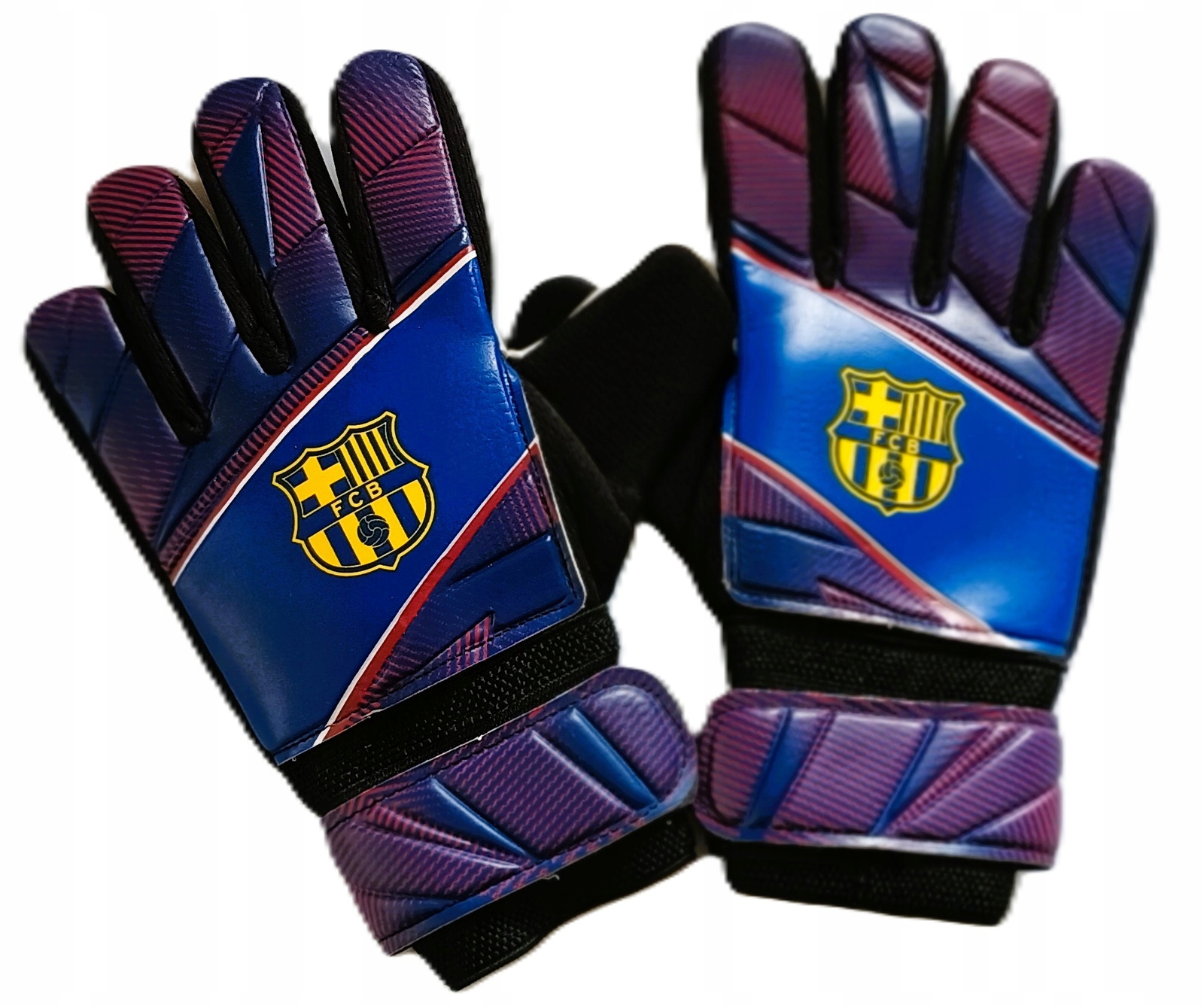 rękawice bramkarskie dziecięce Fc Barcelona Fuse Junior rozmiar 5 oficjalne