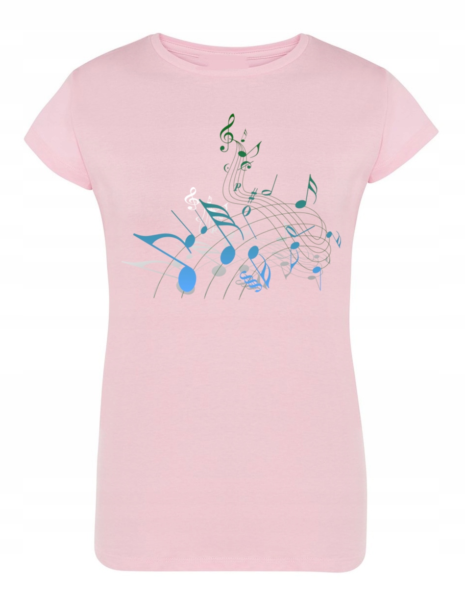 

T-Shirt damski nadruk Nutki Nuty Muzyka r.S
