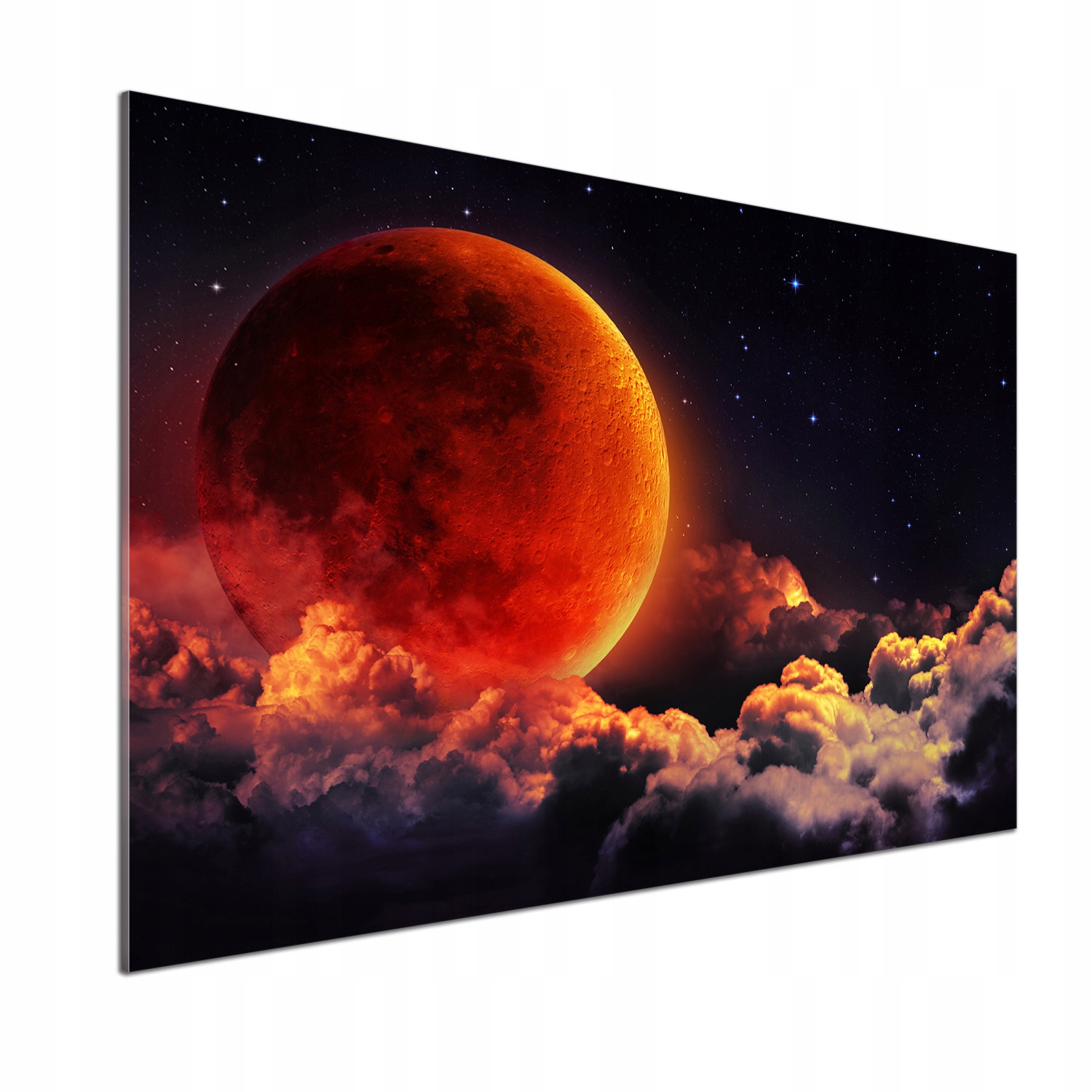 Panel do kuchyně Zatmění měsíce 100x70 Lepidlo