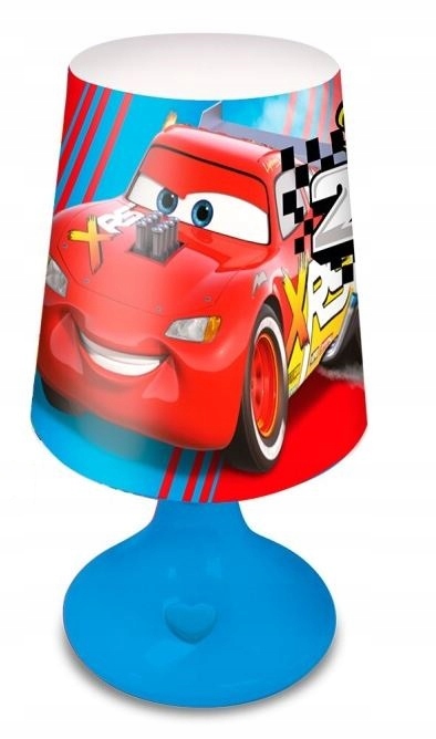 

Cars Lampka nocna na biurko Zygzak Mcqueen