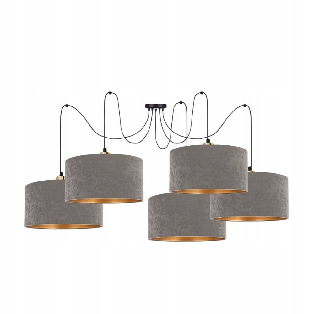 Stropná Lampa Spider Pavúk Semiš Velúr 40 CM