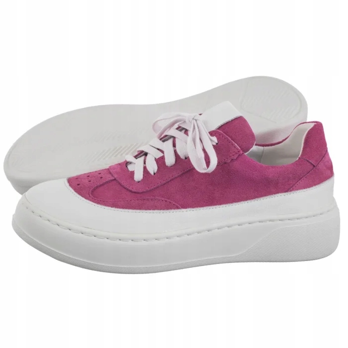 Dámské polobotky Tenisky Nepeke Gorica White/Pink Růžové