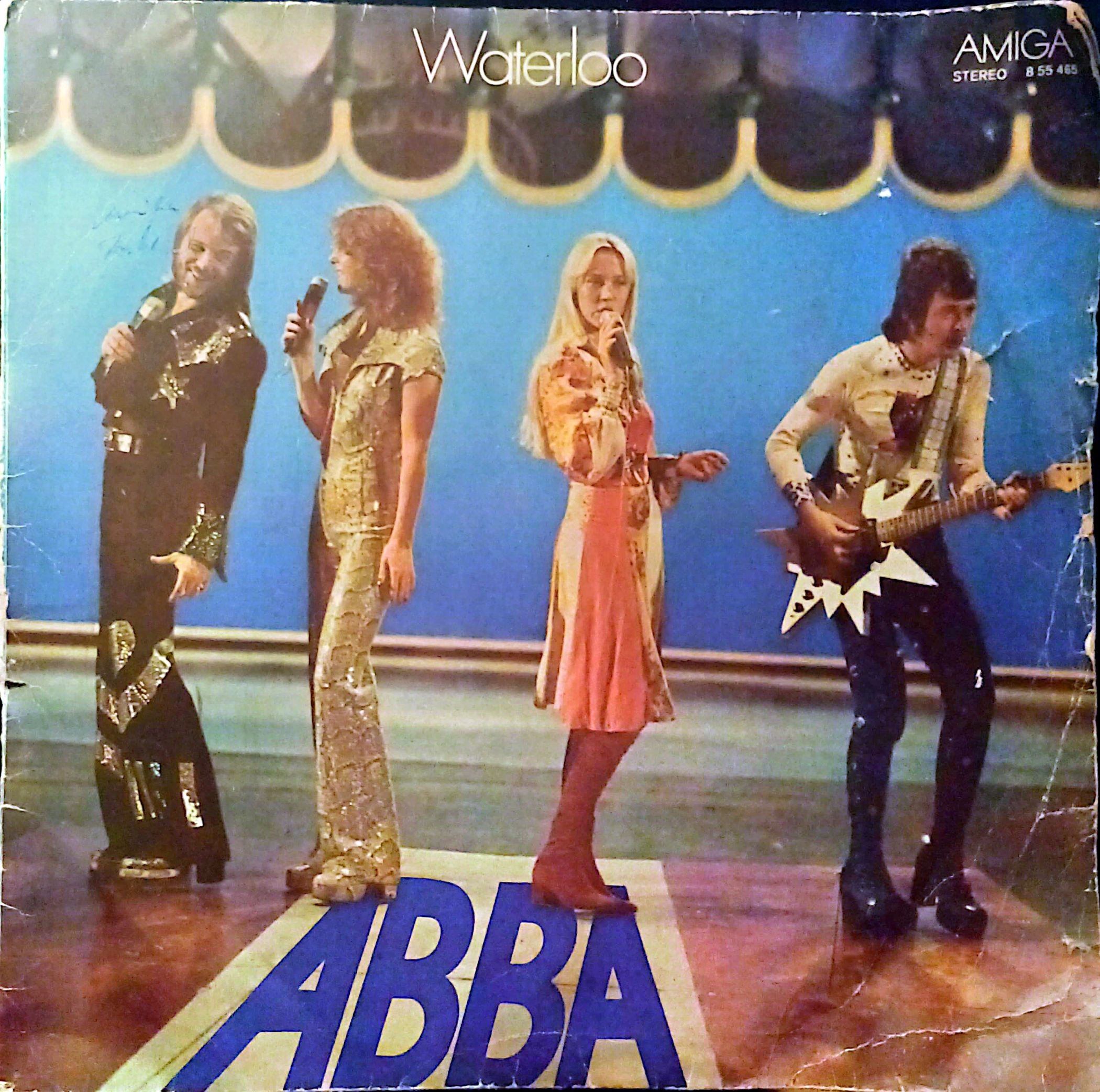 ABBA　waterloo レコード　アバ ABBA】アバ：Bjorn, Benny, Anna & Frida / Waterloo 恋の