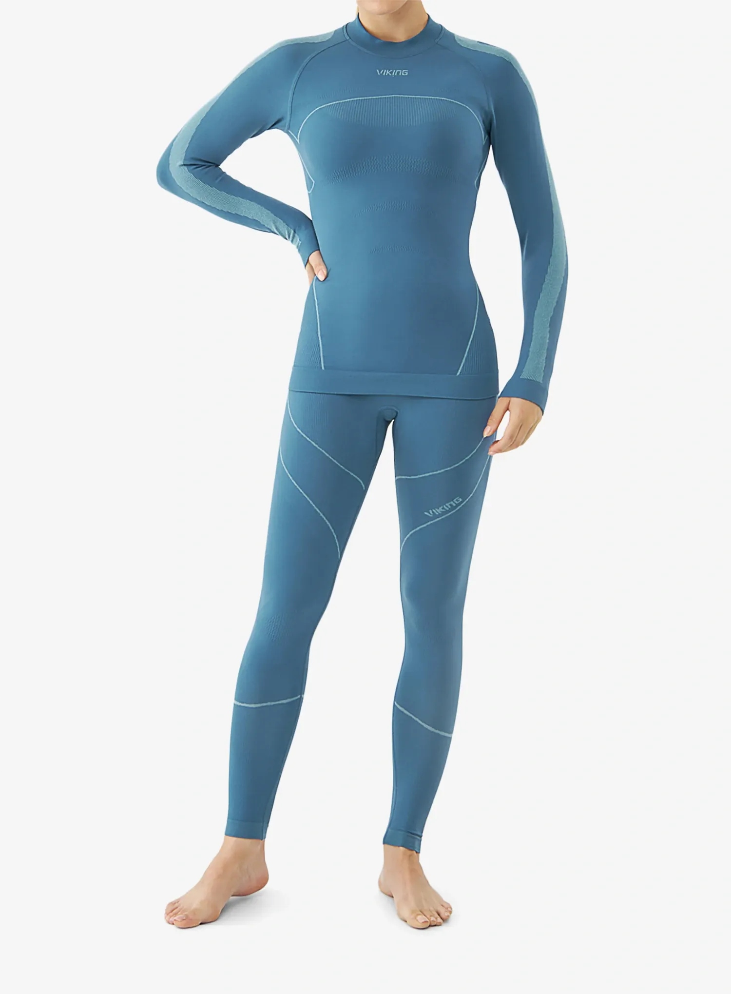 Dámské termoaktivní spodní prádlo Viking Base Layer Primeone Set turquise S