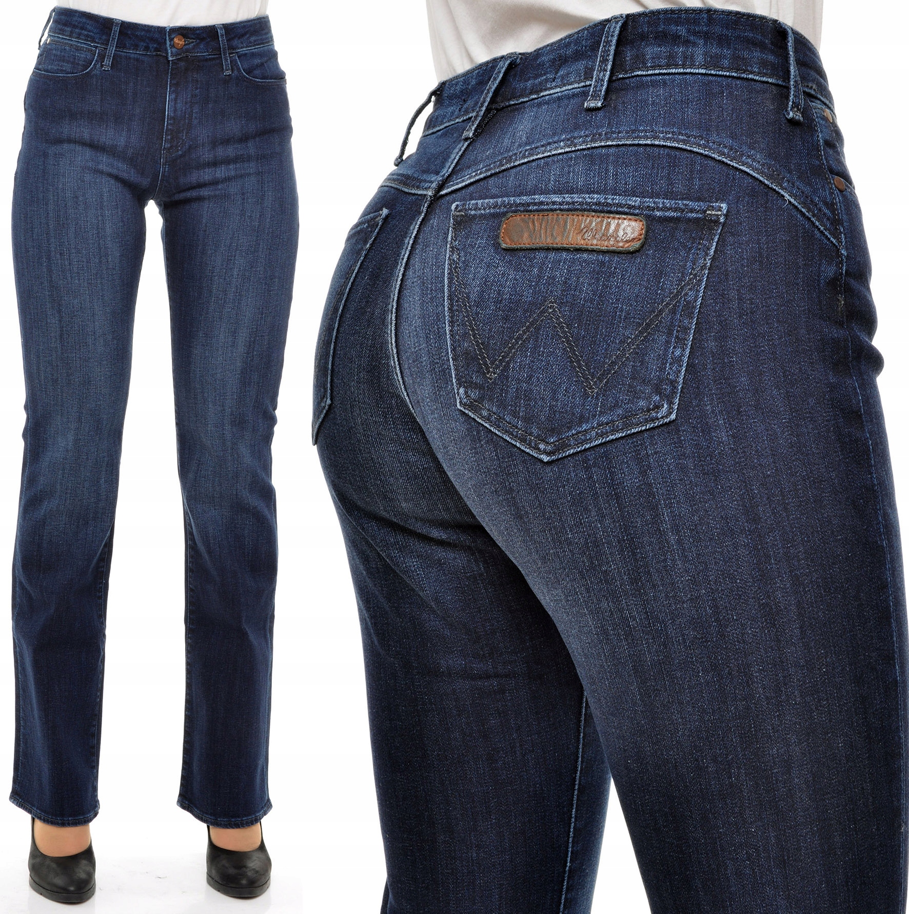 

Wrangler spodnie Jeans high bootcut Tina _ W26 L32
