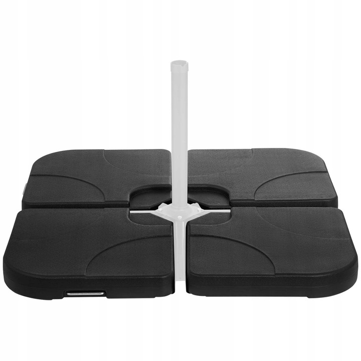 Zaťaženie pre dáždnik 4 ks Univerzálnosť Obdĺžnikové Pevné Čierne