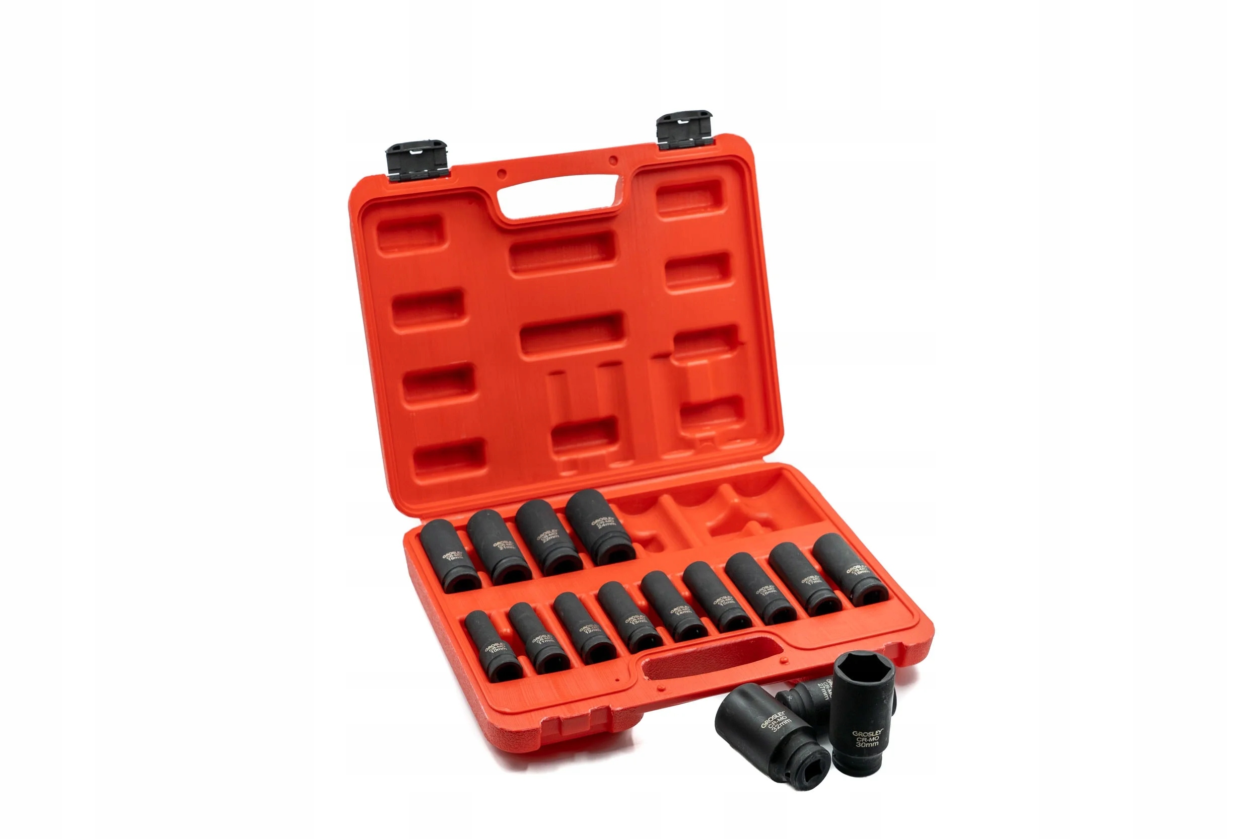 ZESTAW 16 NASADEK UDAROWYCH DŁUGICH 6-KĄT GR52002 GROSLEY Marka Grosley